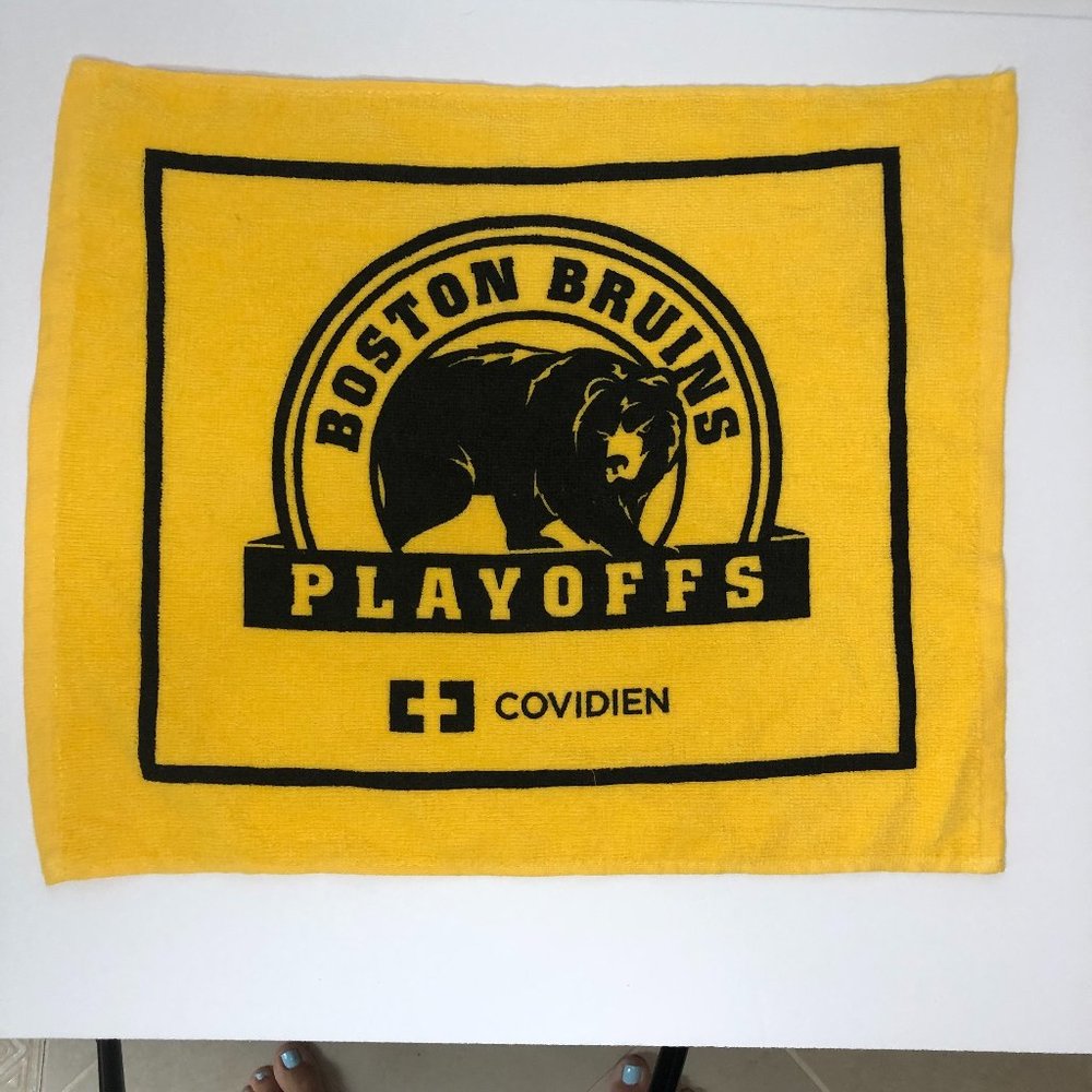 Boston Bruins Playoff Logo Towel Sporty Athletic Collectible